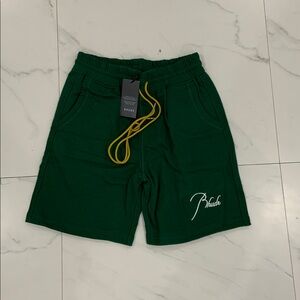 Rhude Green Shorts White Logo Men’s Size Large